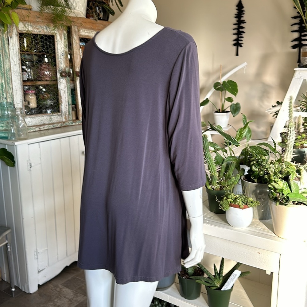 Body peace Byron Bay Australia 92% bamboo 6%elastane XXL tunic top - Picture 5 of 10